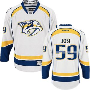 Herren Nashville Predators Eishockey Trikot Roman Josi #59 Reebok Weiß Auswärts